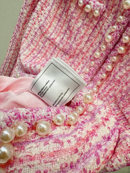 Ch 25ss pearl woven jacket