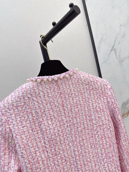 Ch 25ss pearl woven jacket