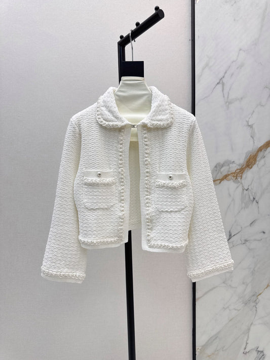 ch 25ss knit jacket
