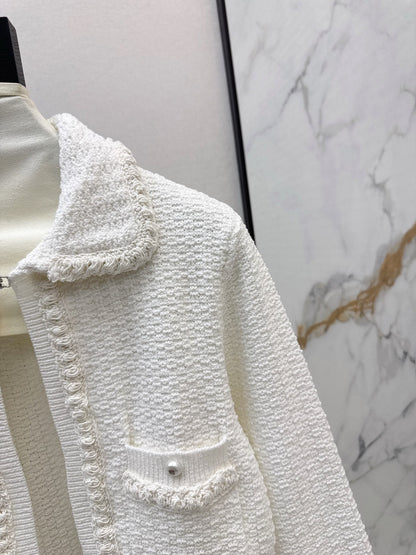 ch 25ss knit jacket