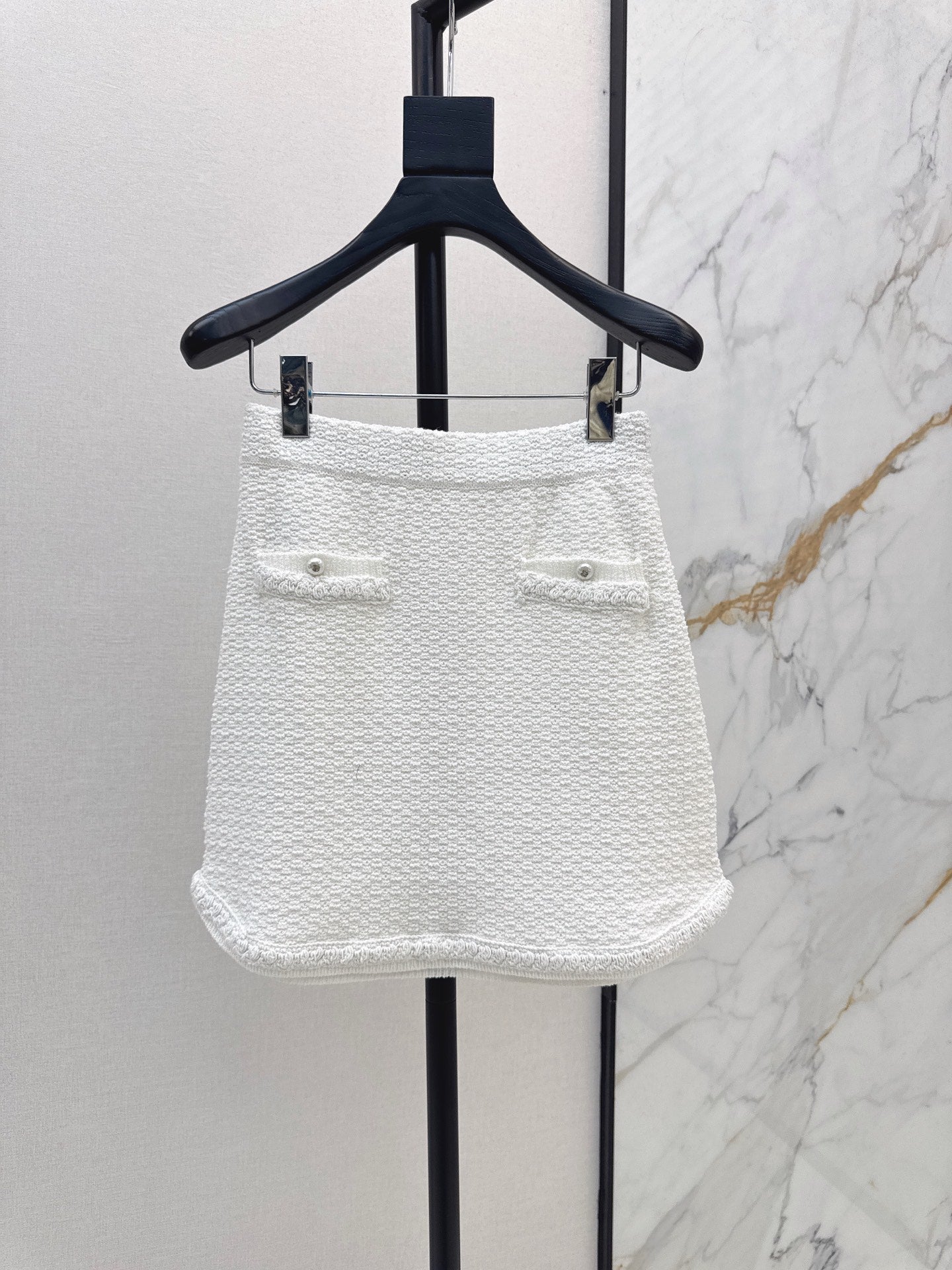 ch 25ss knit skirt