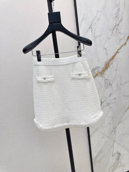 ch 25ss knit skirt