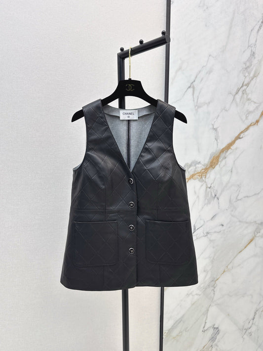 Ch 25ss genuine leather vest