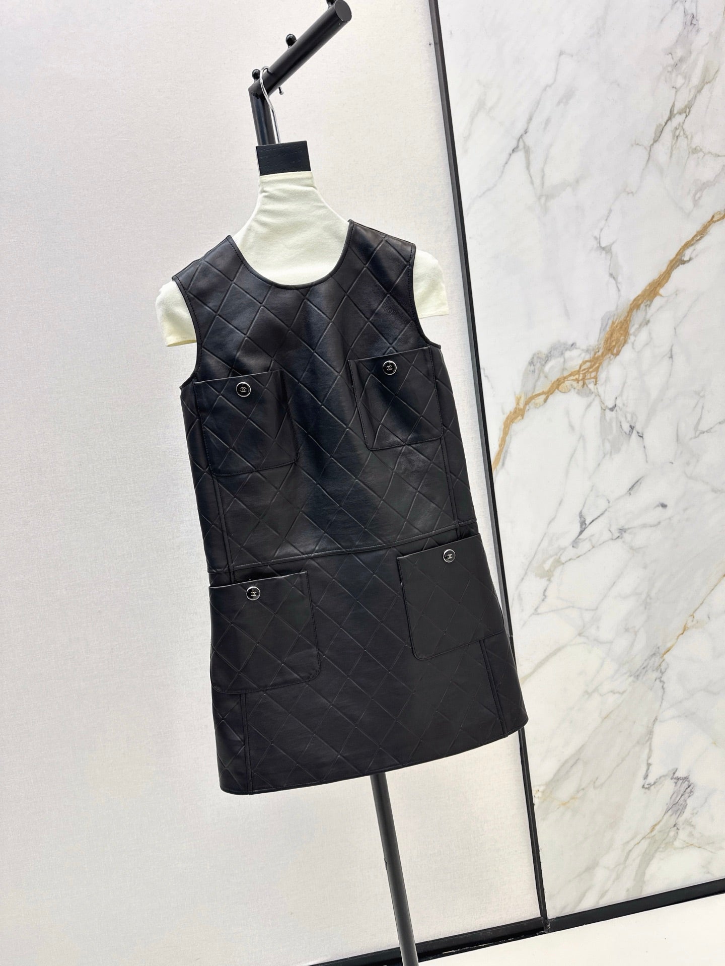 Ch 25ss genuine leather dress