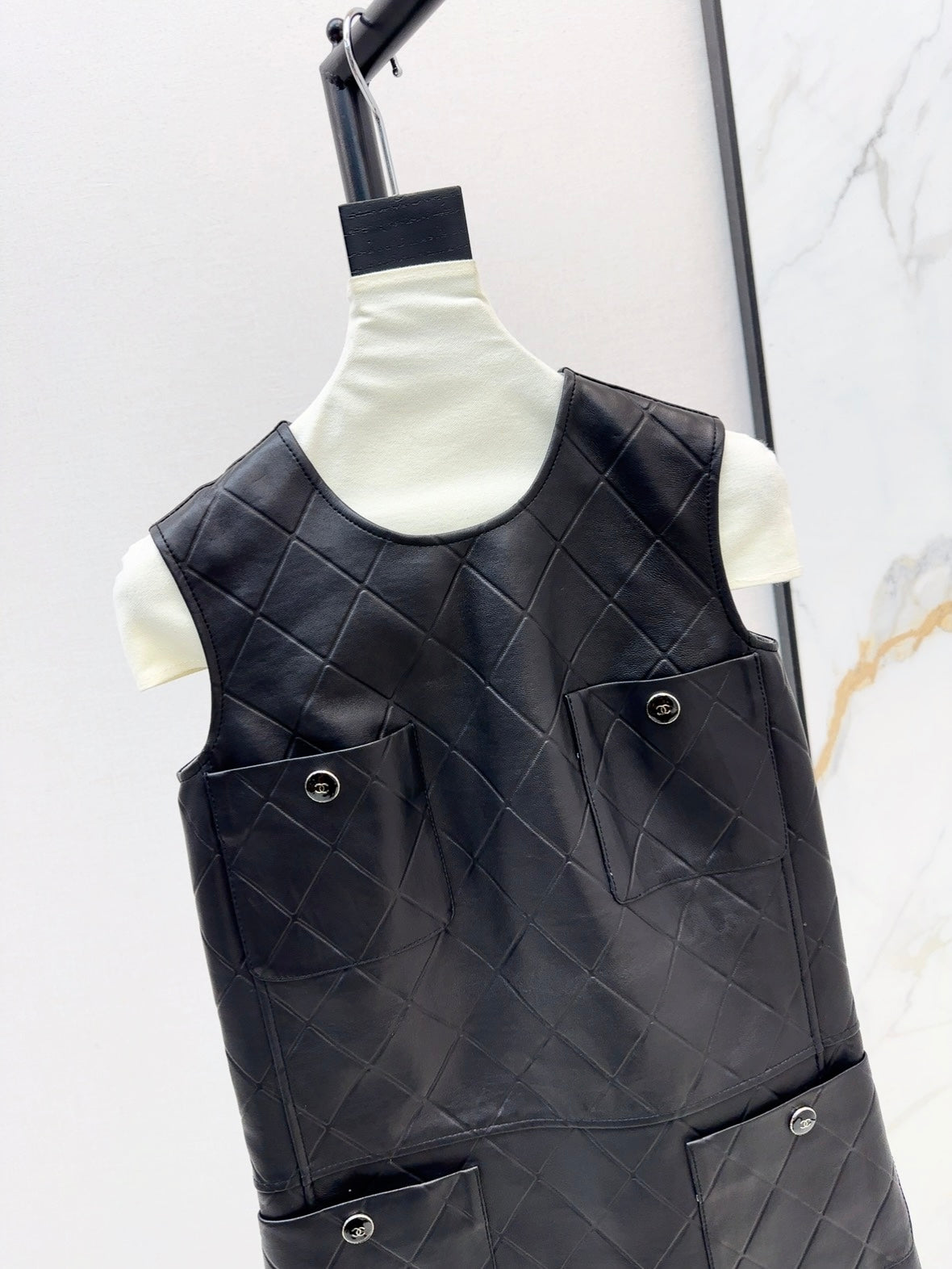 Ch 25ss genuine leather dress