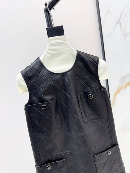 Ch 25ss genuine leather dress