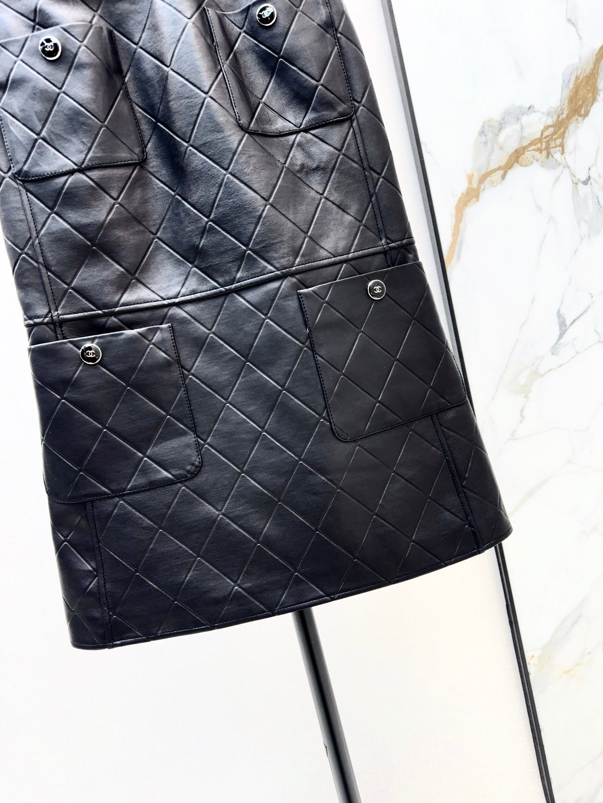 Ch 25ss genuine leather dress