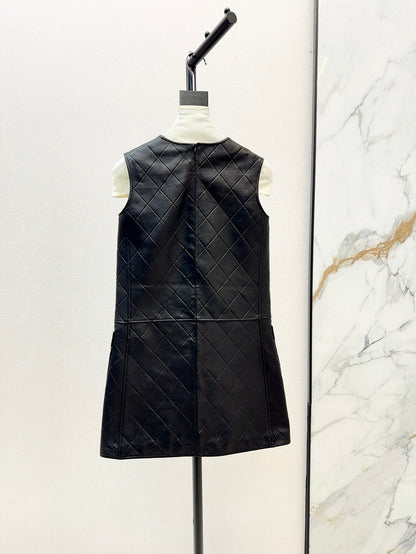 Ch 25ss genuine leather dress