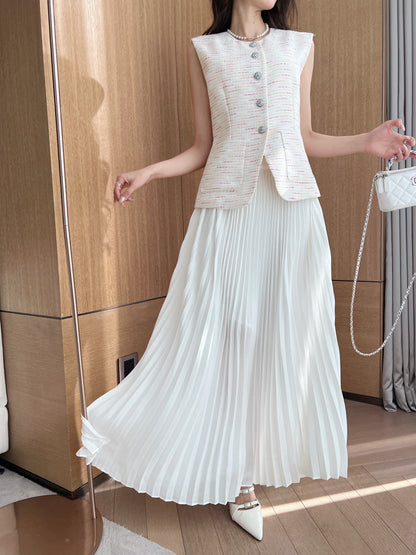 Ch 25ss pleated skirt