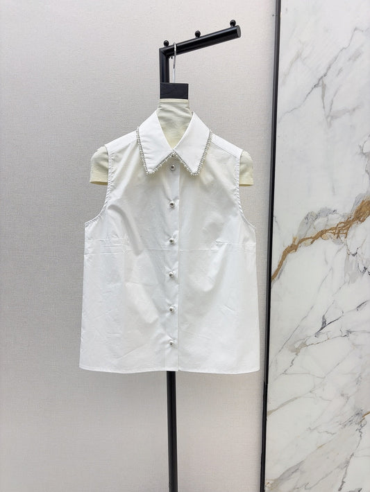 Ch 25ss beaded vest