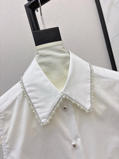Ch 25ss beaded vest