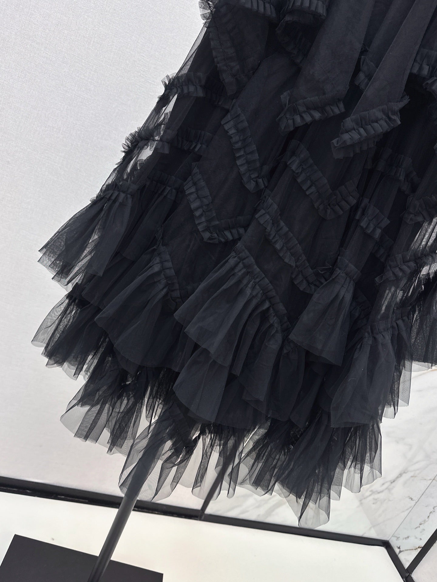 Ch 25ss ruffle skirt