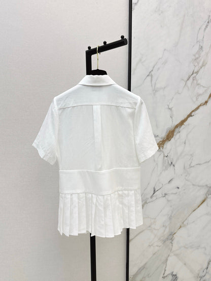 ch 25ss pleated shirt