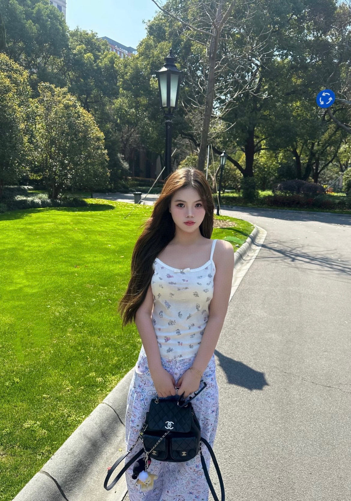 Ch 25ss print camisole