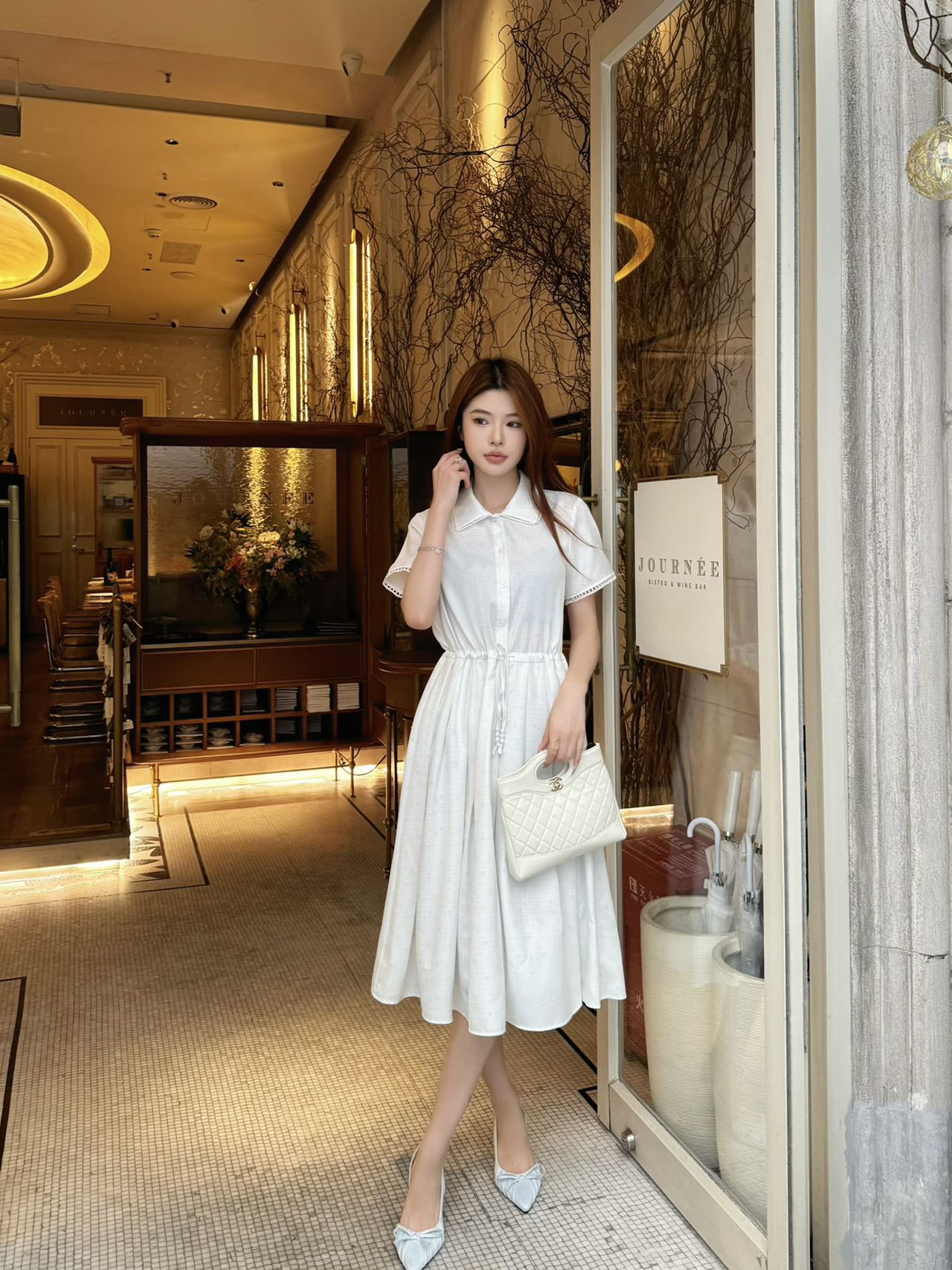 Ch 25ss jacquard dress