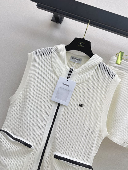 Ch 25ss knit hollow set