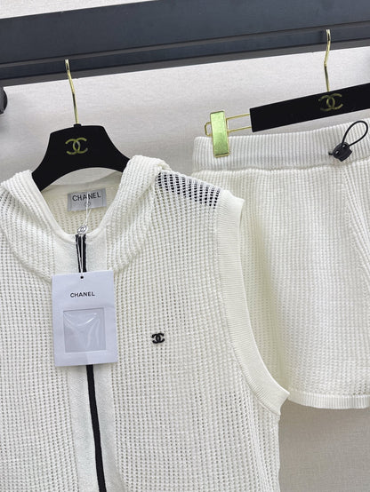 Ch 25ss knit hollow set