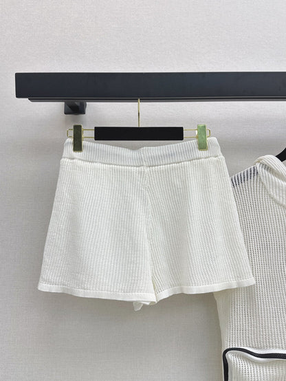 Ch 25ss knit hollow set
