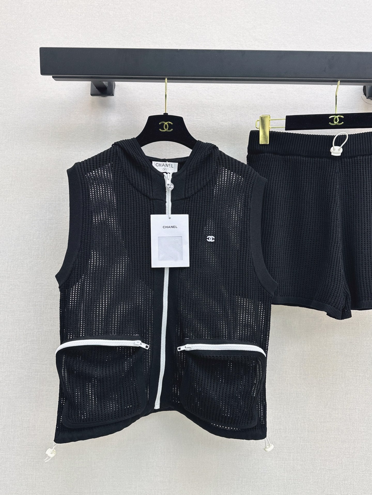 Ch 25ss knit hollow set