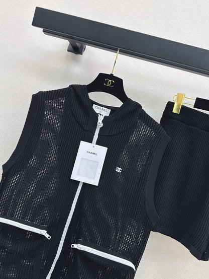 Ch 25ss knit hollow set