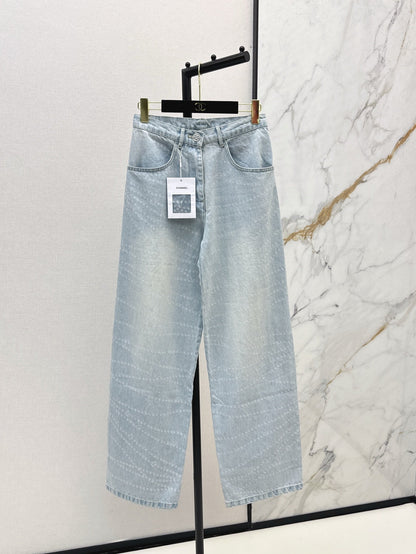 Ch 25ss print jeans