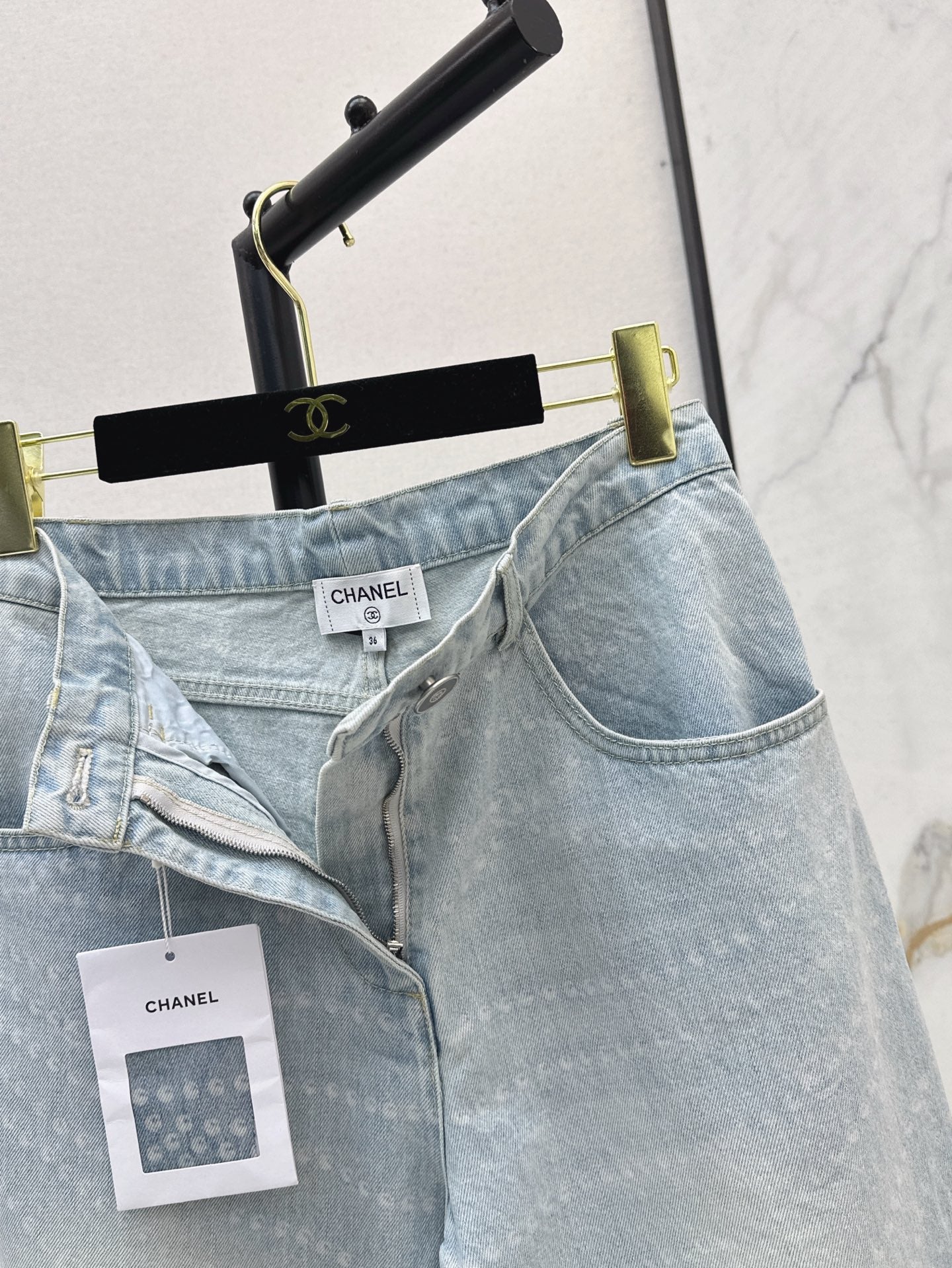 Ch 25ss print jeans