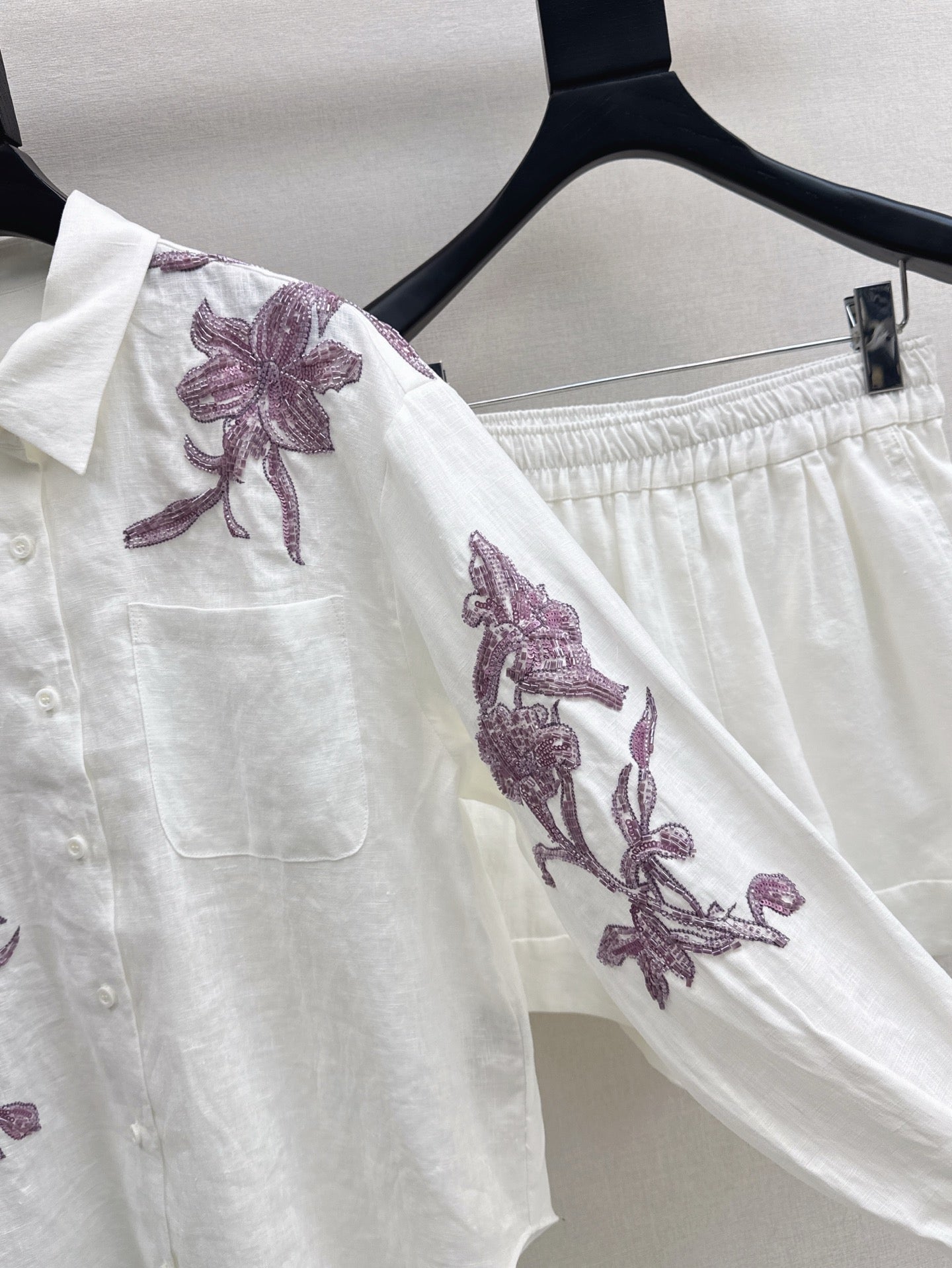 Ch 25ss linen old money suit