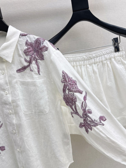 Ch 25ss linen old money suit
