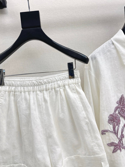 Ch 25ss linen old money suit