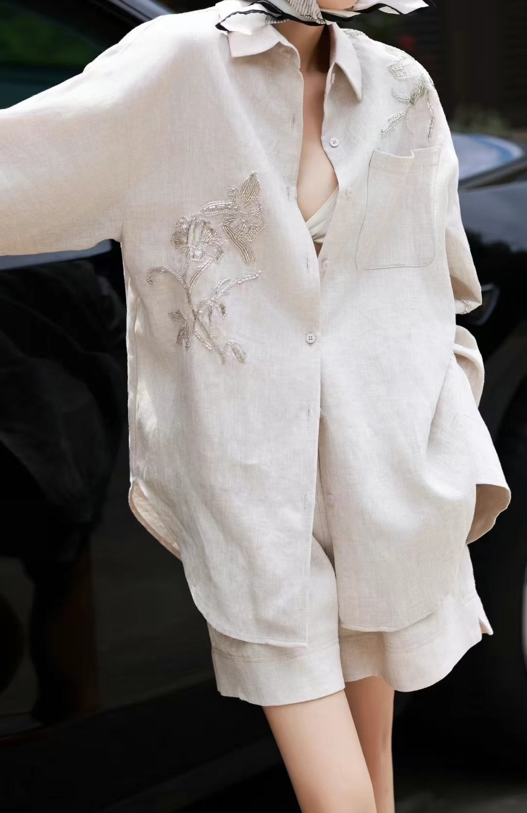 Ch 25ss linen old money suit