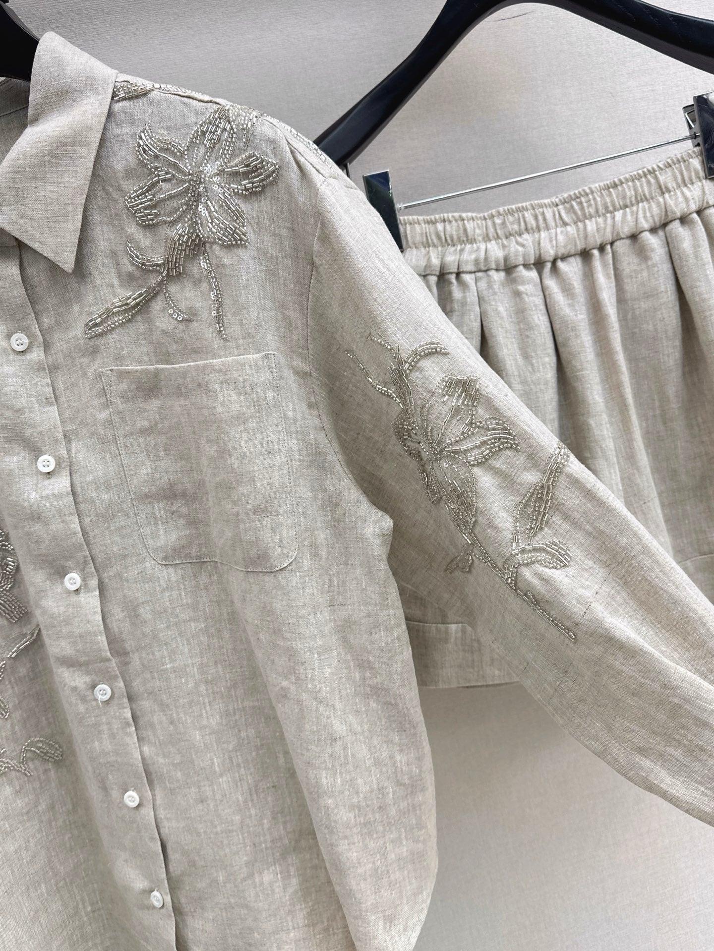 Ch 25ss linen old money suit