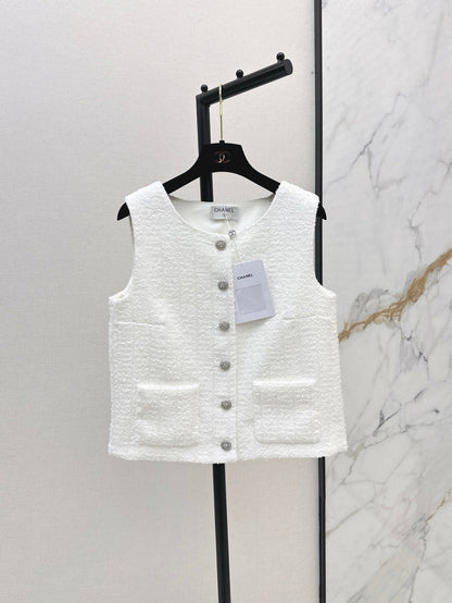 Chan 25ss woven vest