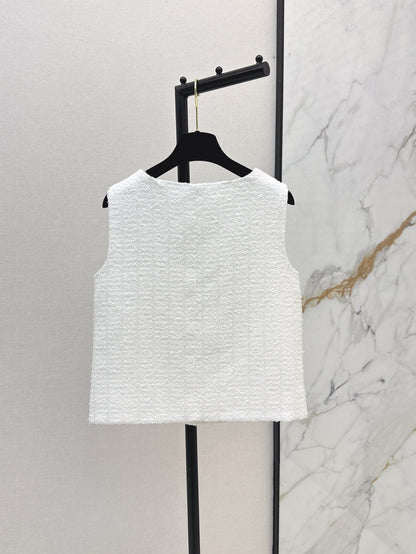 Chan 25ss woven vest