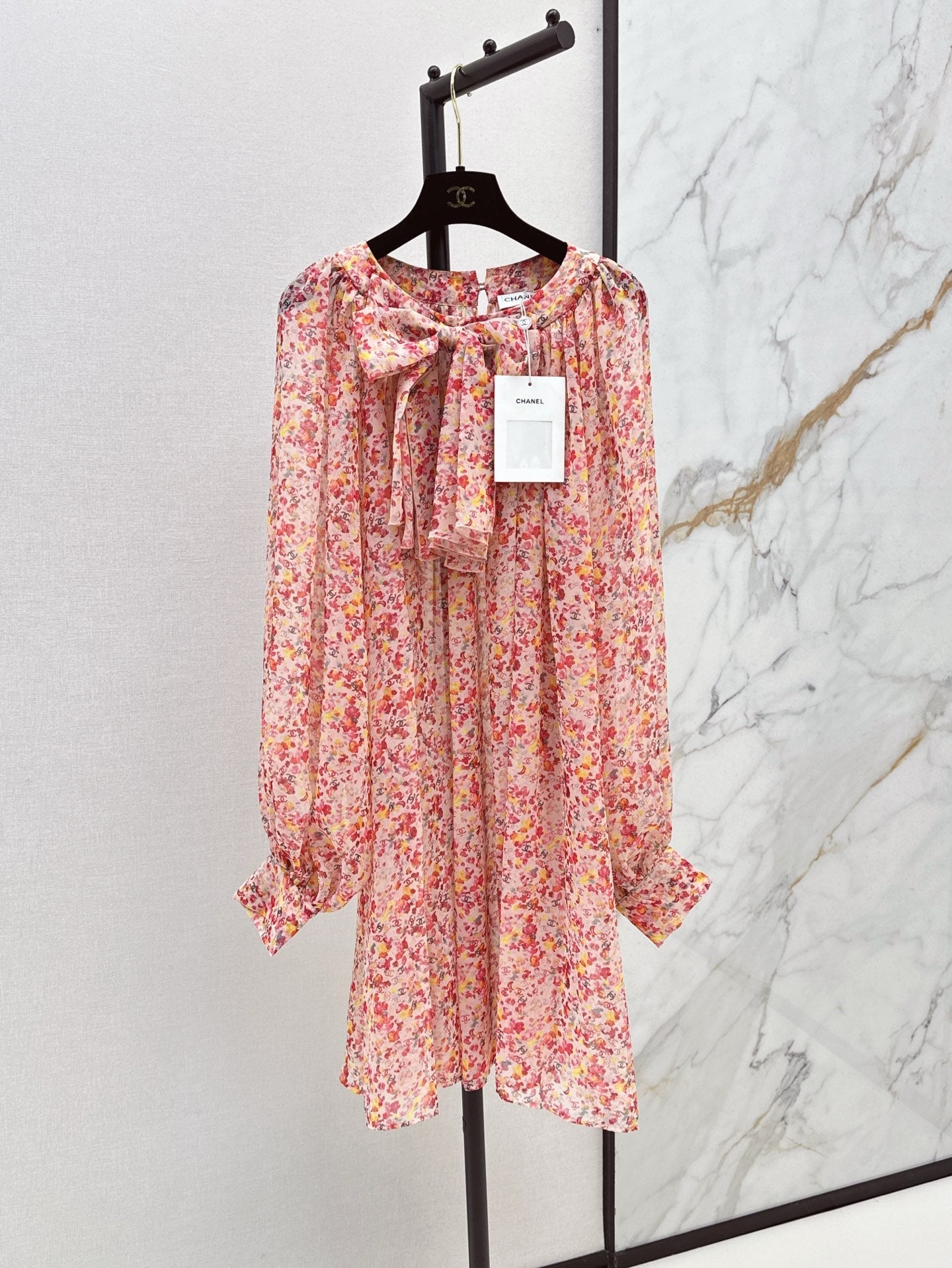 Chan 25ss Silk dress