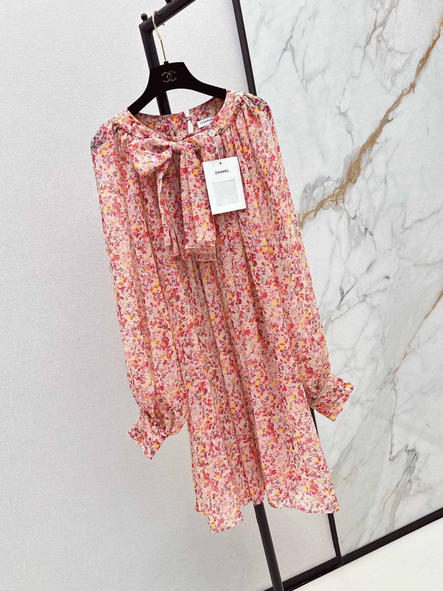 Chan 25ss Silk dress