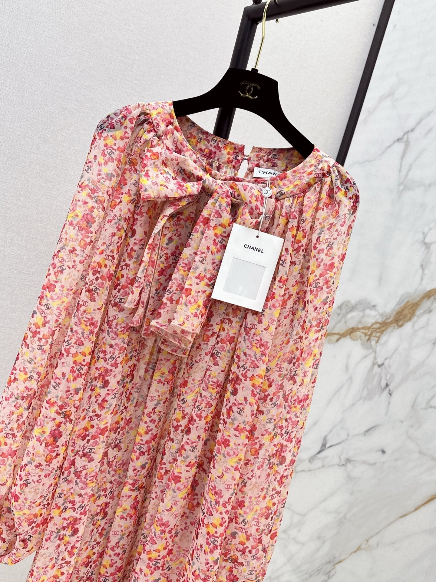 Chan 25ss Silk dress