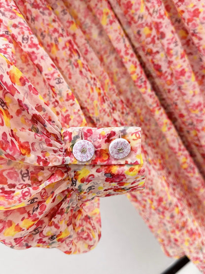 Chan 25ss Silk dress