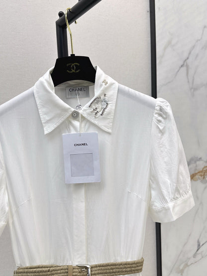 Chan 25ss embroidered dress