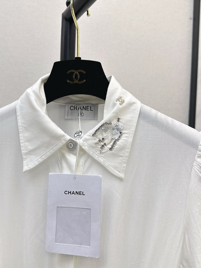 Chan 25ss embroidered dress