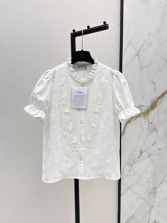 Chan 25ss lace shirt