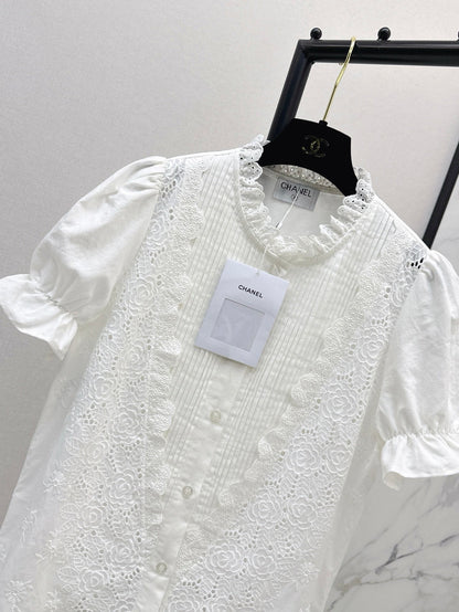 Chan 25ss lace shirt
