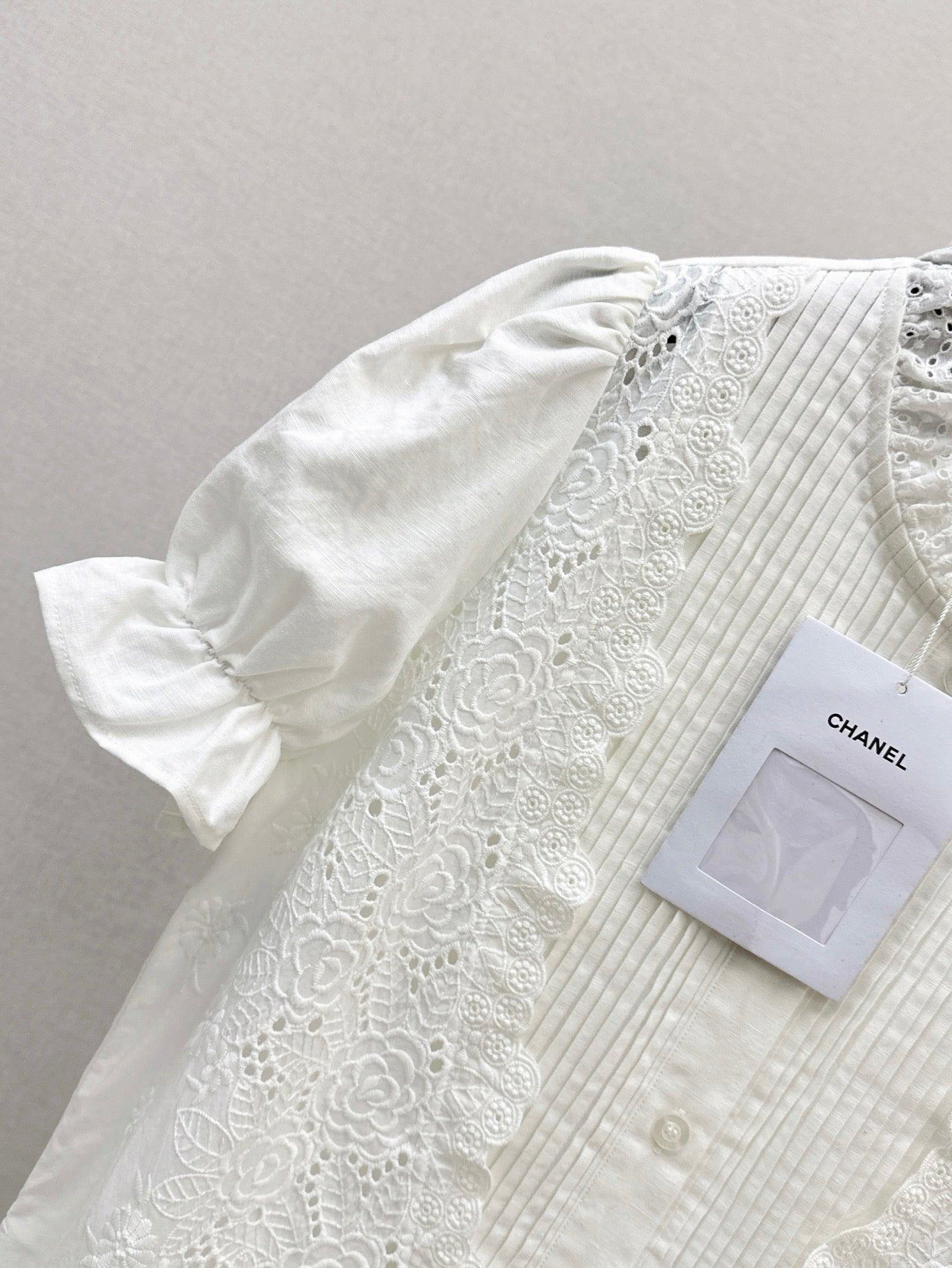 Chan 25ss lace shirt