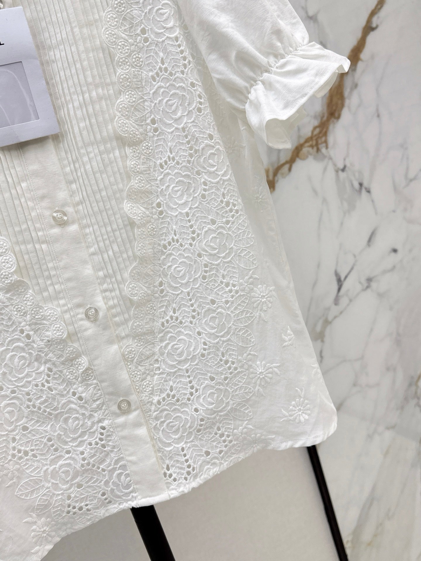 Chan 25ss lace shirt