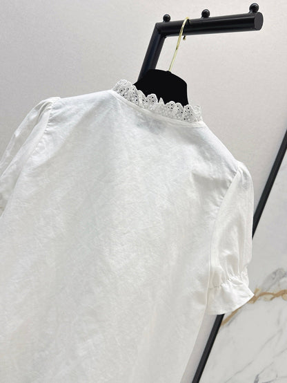 Chan 25ss lace shirt