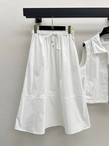 Chan 25ss vest skirt set