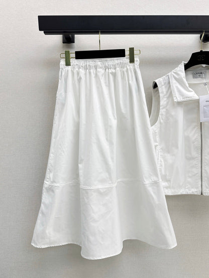 Chan 25ss vest skirt set