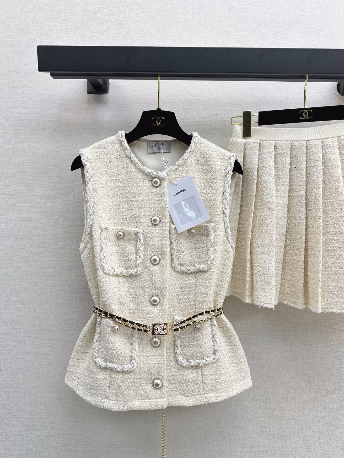 Chan 25ss woven suit