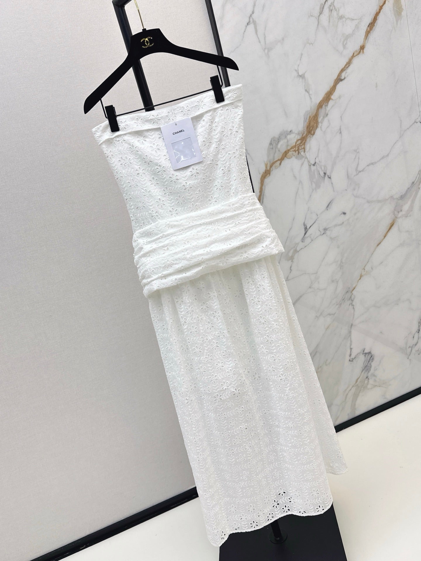Chan 25ss embroidered dress