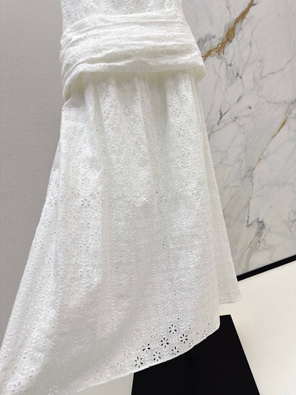 Chan 25ss embroidered dress