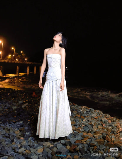 Chan 25ss embroidered dress
